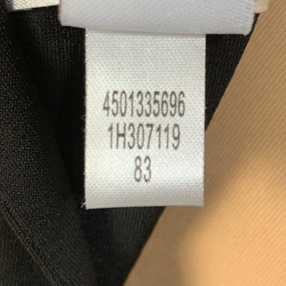 Chicos Chevron Mix Chanon Black Gold Shift Dress Keyhole Back Chico’s 0.5 US 6 - Picture 8 of 10